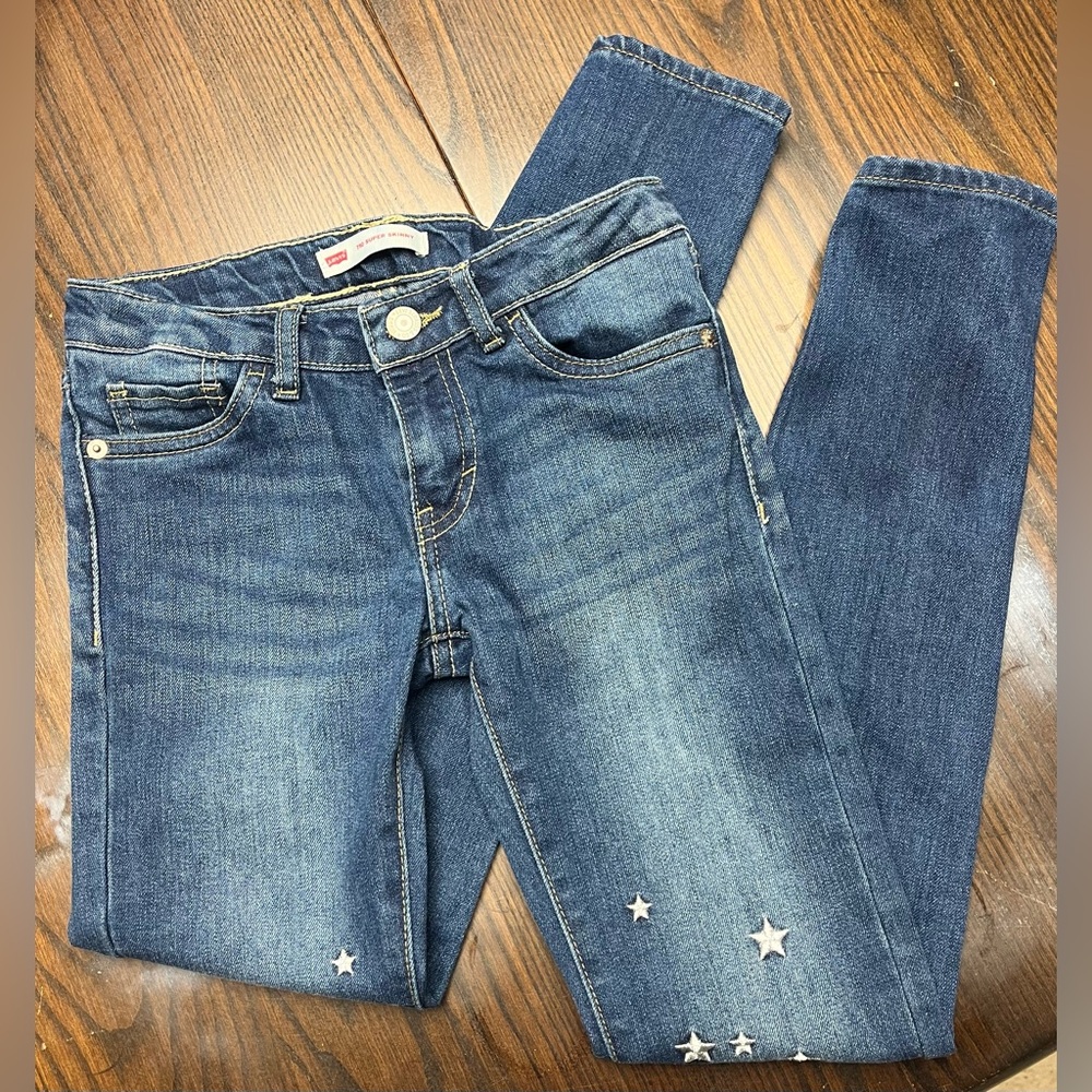 Girls 710 Levis Skinny Jeans - Size 10